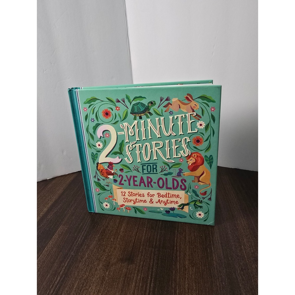 Cottage Door Press 2-Minute Stories for 2-Year-Olds Hardcover Book 2022